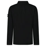 Stone Island Panama Cotton Overshirt in Black - Boinclo - Outlet Sale Under Retail