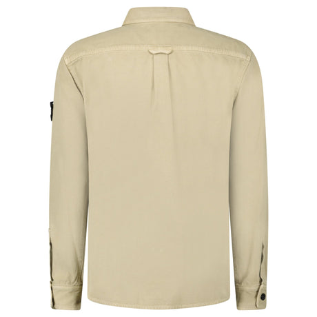 Stone Island Panama Cotton Overshirt in Desert Beige - Boinclo - Outlet Sale Under Retail