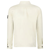 Stone Island Panama Cotton Overshirt in Ivory - Boinclo - Outlet Sale Under Retail