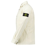 Stone Island Panama Cotton Overshirt in Ivory - Boinclo - Outlet Sale Under Retail