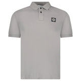 Stone Island Patch Polo T-Shirt Slim Fit Grey - Boinclo - Outlet Sale Under Retail