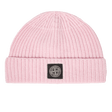 Stone Island Pink Beanie with Compass Patch - Boinclo - Outlet Sale Under Retail