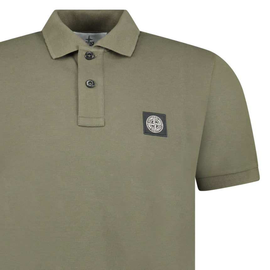 Stone Island Polo T-Shirt Slim Fit Military Green - Boinclo - Outlet Sale Under Retail