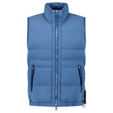Stone Island Puffer Seamless Tunnel Nylon Gilet Blue - Boinclo - Outlet Sale Under Retail
