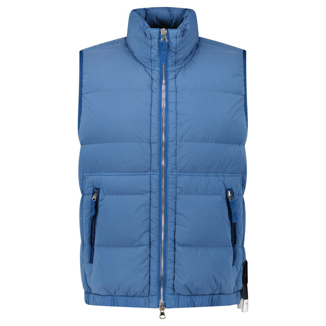 Stone Island Puffer Seamless Tunnel Nylon Gilet Blue - Boinclo - Outlet Sale Under Retail