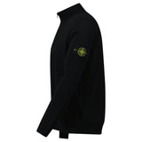 Stone Island Quarter Zip Jumper Black - Boinclo - Outlet Sale Under Retail