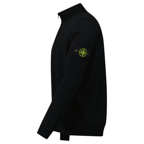 Stone Island Quarter Zip Jumper Black - Boinclo - Outlet Sale Under Retail