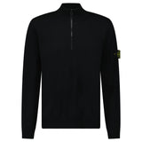 Stone Island Quarter Zip Jumper Black - Boinclo - Outlet Sale Under Retail