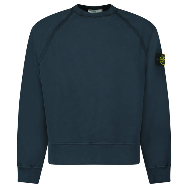 Stone Island Relaxed Fit Crewneck Sweatshirt Navy - Boinclo - Outlet Sale Under Retail