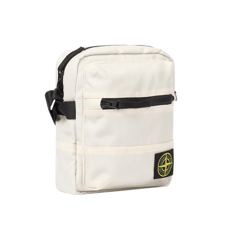 Stone Island Resin Treated Cordura® 1500 Pouch Bag White - Boinclo - Outlet Sale Under Retail