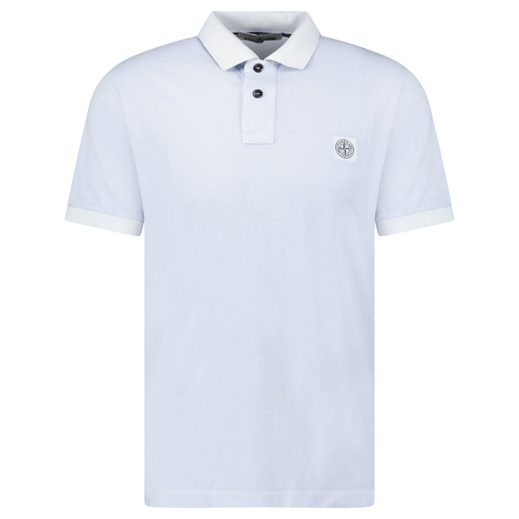 Color variation of Stone Island Slim Fit Polo Shirt in Sky Blue