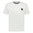 Stone Island Slim - Fit Short - Sleeve Jersey T-Shirt With Compass Patch White - Boinclo - Outlet Sale Under Retail