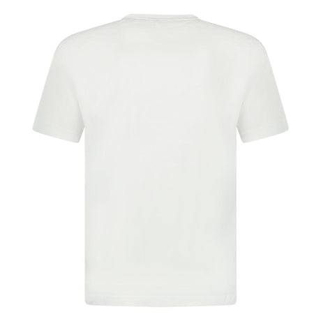 Stone Island Slim - Fit Short - Sleeve Jersey T-Shirt With Compass Patch White - Boinclo - Outlet Sale Under Retail