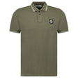 Stone Island Stripe Collar Polo T-Shirt Slim Fit Military Green - Boinclo - Outlet Sale Under Retail