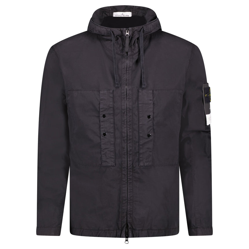 Stone Island Supima Cotton Twill Stretch Hooded Jacket - Boinclo - Outlet Sale Under Retail