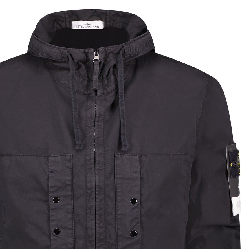 Stone Island Supima Cotton Twill Stretch Hooded Jacket - Boinclo - Outlet Sale Under Retail