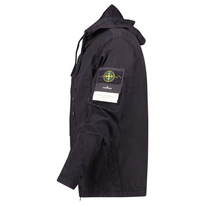 Stone Island Supima Cotton Twill Stretch Hooded Jacket - Boinclo - Outlet Sale Under Retail