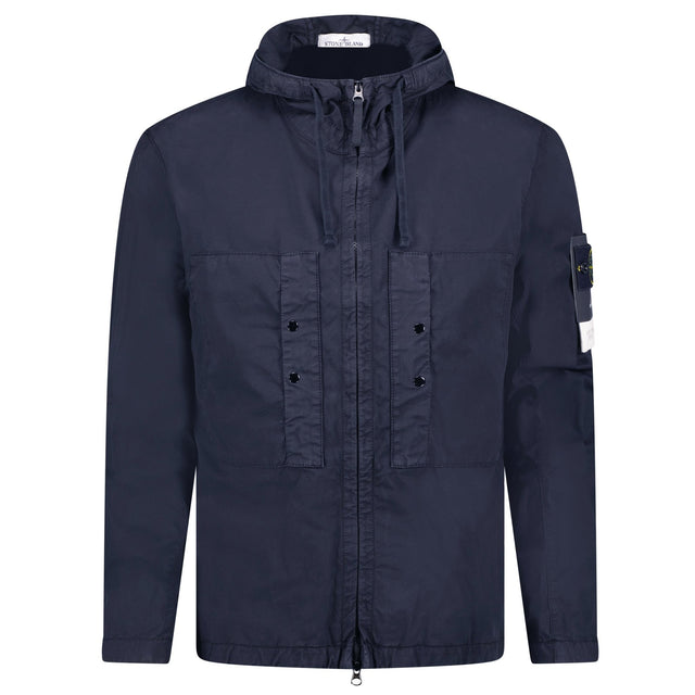 Stone Island Supima Cotton Twill Stretch Hooded Jacket - Boinclo - Outlet Sale Under Retail