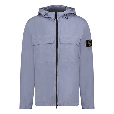 Stone Island Two Pocket Overshirt Light Blue - Boinclo - Outlet Sale Under Retail