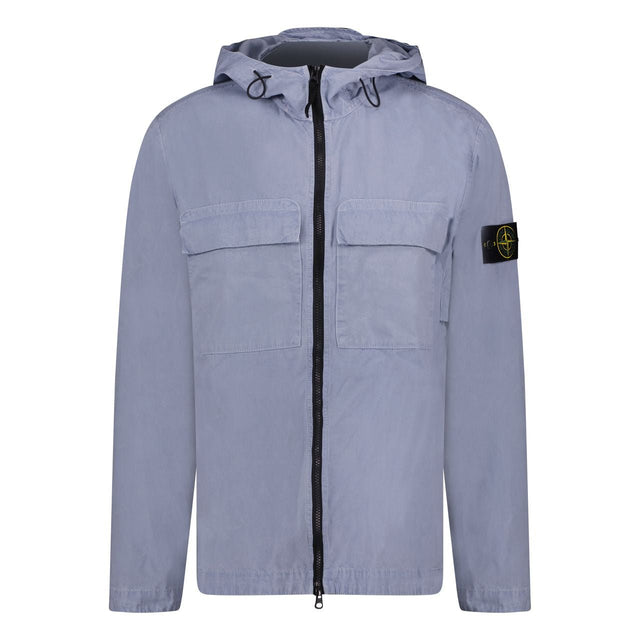 Stone Island Two Pocket Overshirt Light Blue - Boinclo - Outlet Sale Under Retail