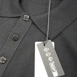 Stone Island Wool Polo - Shirt Black - Boinclo - Outlet Sale Under Retail