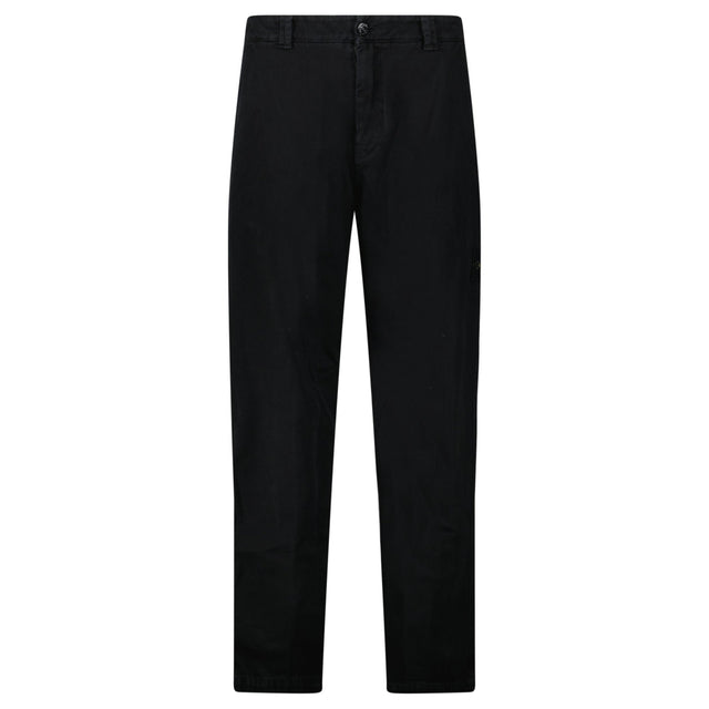 Stone Island’s Broken Twill ‘Old’ Effect Cargo Pants in Black - Boinclo - Outlet Sale Under Retail