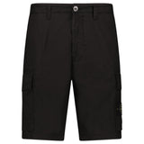 Stone Island Stretch Cotton Tela ‘Paracadute’ Cargo Bermuda Shorts in Black - Boinclo - Outlet Sale Under Retail