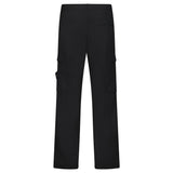 Stone Island Stretch Cotton Tela 'Paracadute' Loose Fit Cargo Trousers in Black - Boinclo - Outlet Sale Under Retail