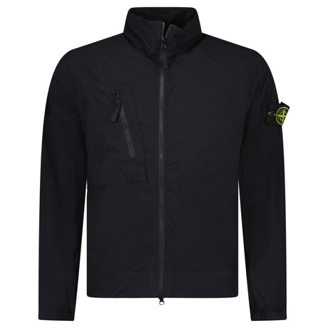 Stone Island Stretch Nylon Tech Fleece Jacket in Black - Boinclo - Outlet Sale Under Retail