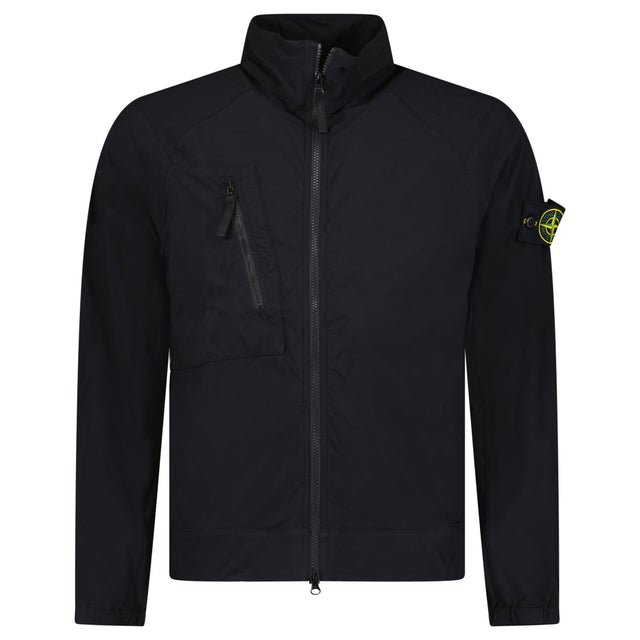 Stone Island Stretch Nylon Tech Fleece Jacket in Black - Boinclo - Outlet Sale Under Retail