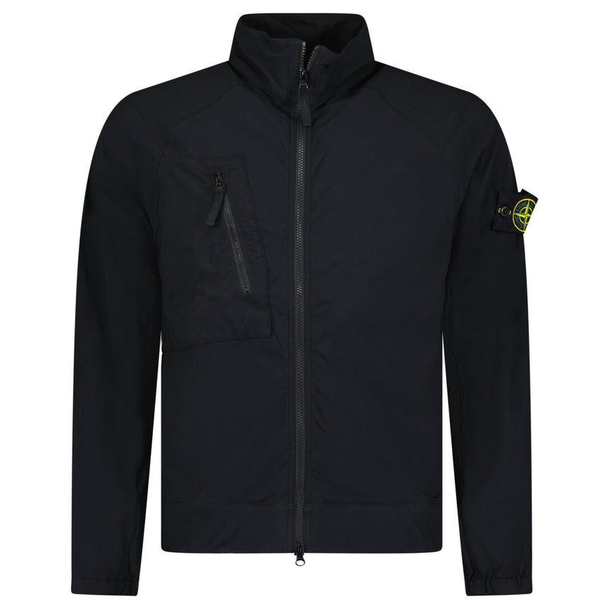 Stone Island Stretch Nylon Tech Fleece Jacket in Black - Boinclo - Outlet Sale Under Retail