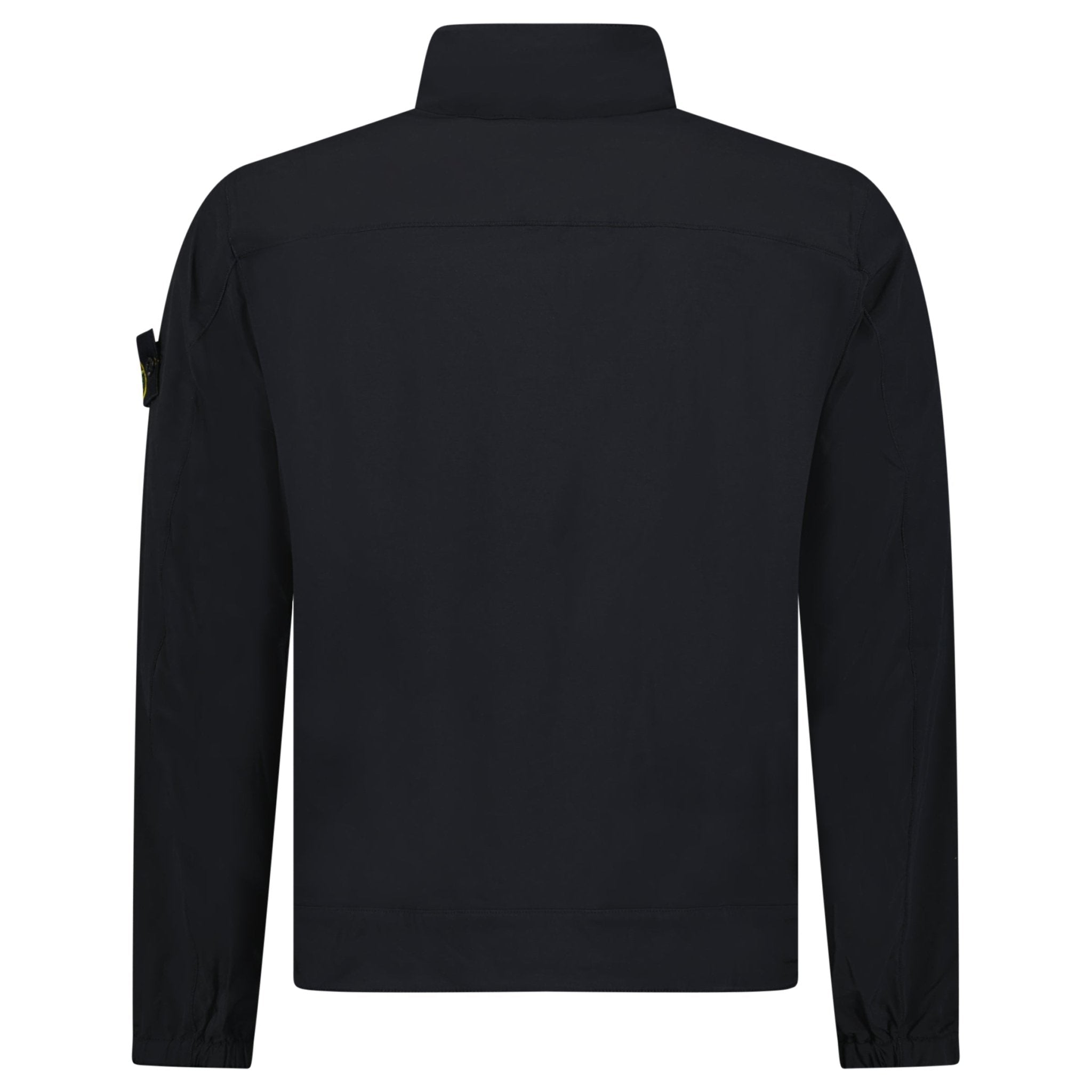 Stone Island Stretch Nylon Tech Fleece Jacket in Black - Outlet
