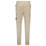 Stone Island Stretch Organic Broken Twill Cotton 'OLD' Effect Cargo Trousers in Beige - Boinclo - Outlet Sale Under Retail