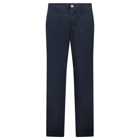 Stone Island Stretch Organic Broken Twill ‘OLD’ Effect Chino Trousers in Navy - Boinclo - Outlet Sale Under Retail