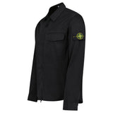Stone Island Stretch Organic Cotton Satin Overshirt in Black - Boinclo - Outlet Sale Under Retail
