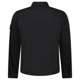 Stone Island Stretch Organic Cotton Satin Overshirt in Black - Boinclo - Outlet Sale Under Retail