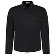 Stone Island Stretch Organic Cotton Satin Overshirt in Black - Boinclo - Outlet Sale Under Retail