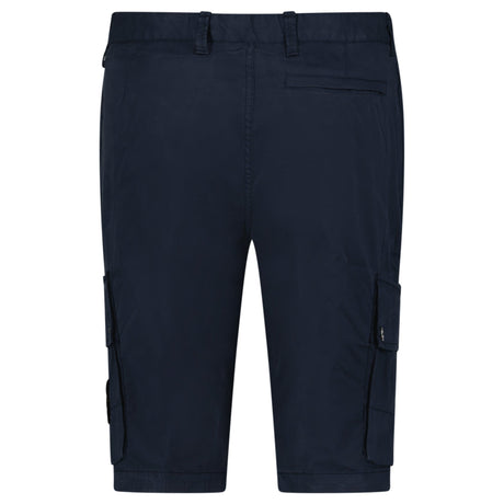 Stone Island Stretch Organic Cotton Twill Cargo Bermuda Shorts in Navy Blue - Boinclo - Outlet Sale Under Retail