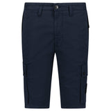 Stone Island Stretch Organic Cotton Twill Cargo Bermuda Shorts in Navy Blue - Boinclo - Outlet Sale Under Retail