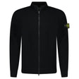 Stone Island Stretch RWS Wool Zip - Up Jumper in Black - Boinclo - Outlet Sale Under Retail