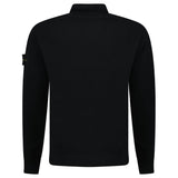 Stone Island Stretch RWS Wool Zip - Up Jumper in Black - Boinclo - Outlet Sale Under Retail