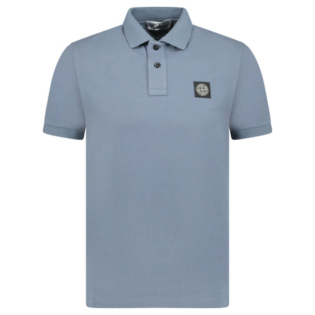 Stone Island Stripe Collar Polo T-Shirt Slim Fit Dark Blue - Boinclo - Outlet Sale Under Retail