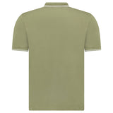 Stone Island Stripe Collar Polo T-Shirt Slim Fit Military Green - Boinclo - Outlet Sale Under Retail