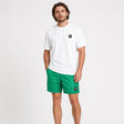 Stone Island Summer Set in White and Malachite Green - Boinclo - Outlet Sale Under Retail