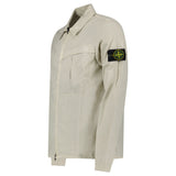 Stone Island Washed Cotton Long Sleeve Overshirt in Light Beige - Boinclo - Outlet Sale Under Retail