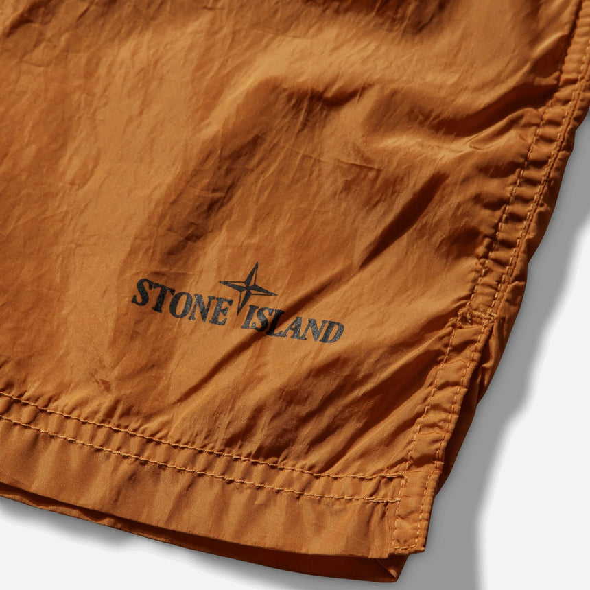 Stone Island Water Reactive Faded Camo Nylon Swim Shorts in Orange - Boinclo - Outlet Sale Under Retail