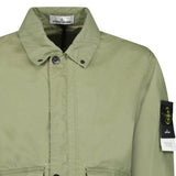 Stone Island Waxed Pigment Cotton Tela Jacket in Military Green - Boinclo - Outlet Sale Under Retail