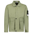 Stone Island Waxed Pigment Cotton Tela Jacket in Military Green - Boinclo - Outlet Sale Under Retail