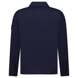 Stone Island Zip Panama Cotton Overshirt in Navy - Boinclo - Outlet Sale Under Retail