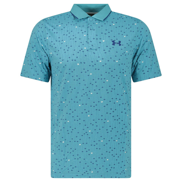 Under Armour Iso - Chill Edge Golf Polo in Glacier Blue - Boinclo - Outlet Sale Under Retail